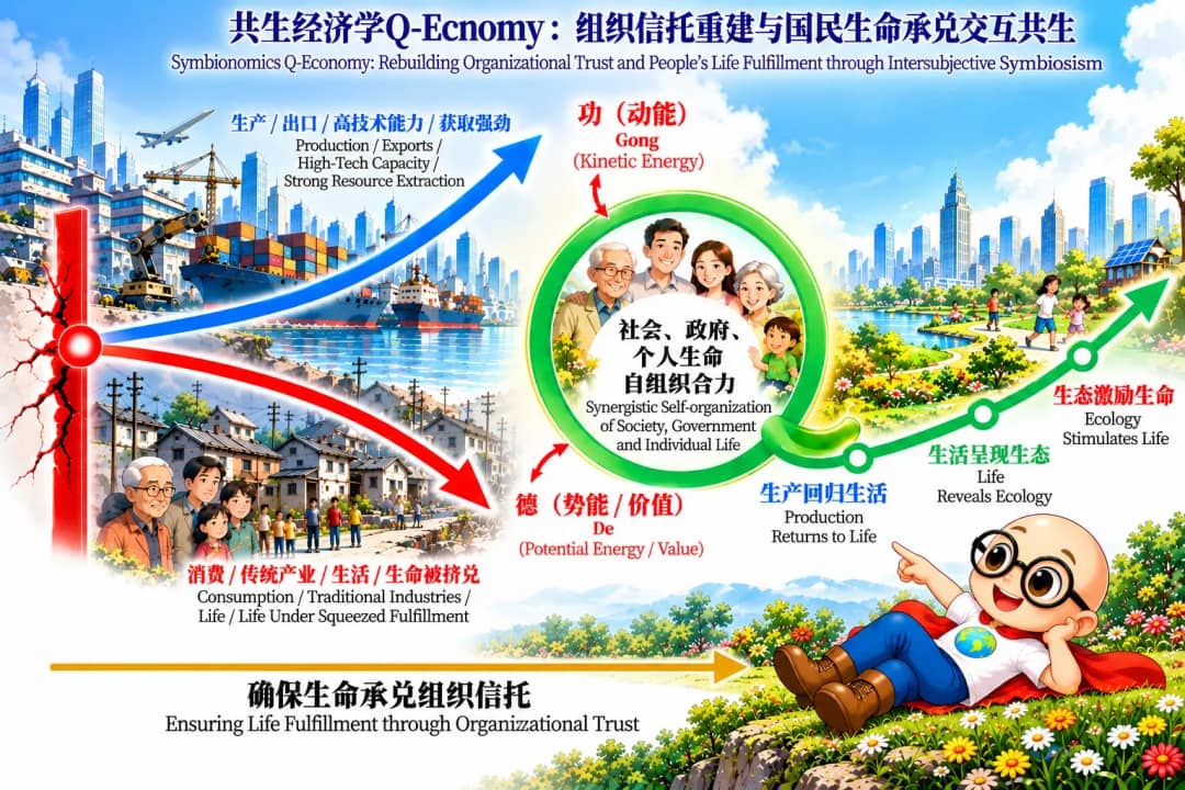 中国K?——从“繁荣与收缩并存”到共生经济学的K→Q经济诊疗学