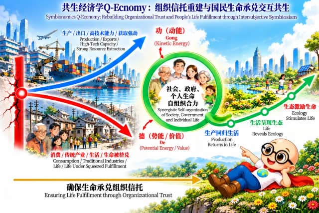 中国K?——从“繁荣与收缩并存”到共生经济学的K→Q经济诊疗学